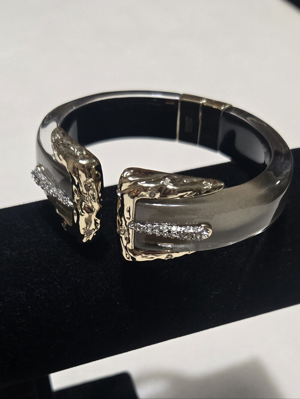Alexis Bittar Lucite Bracelet With Sparkling Crystals
